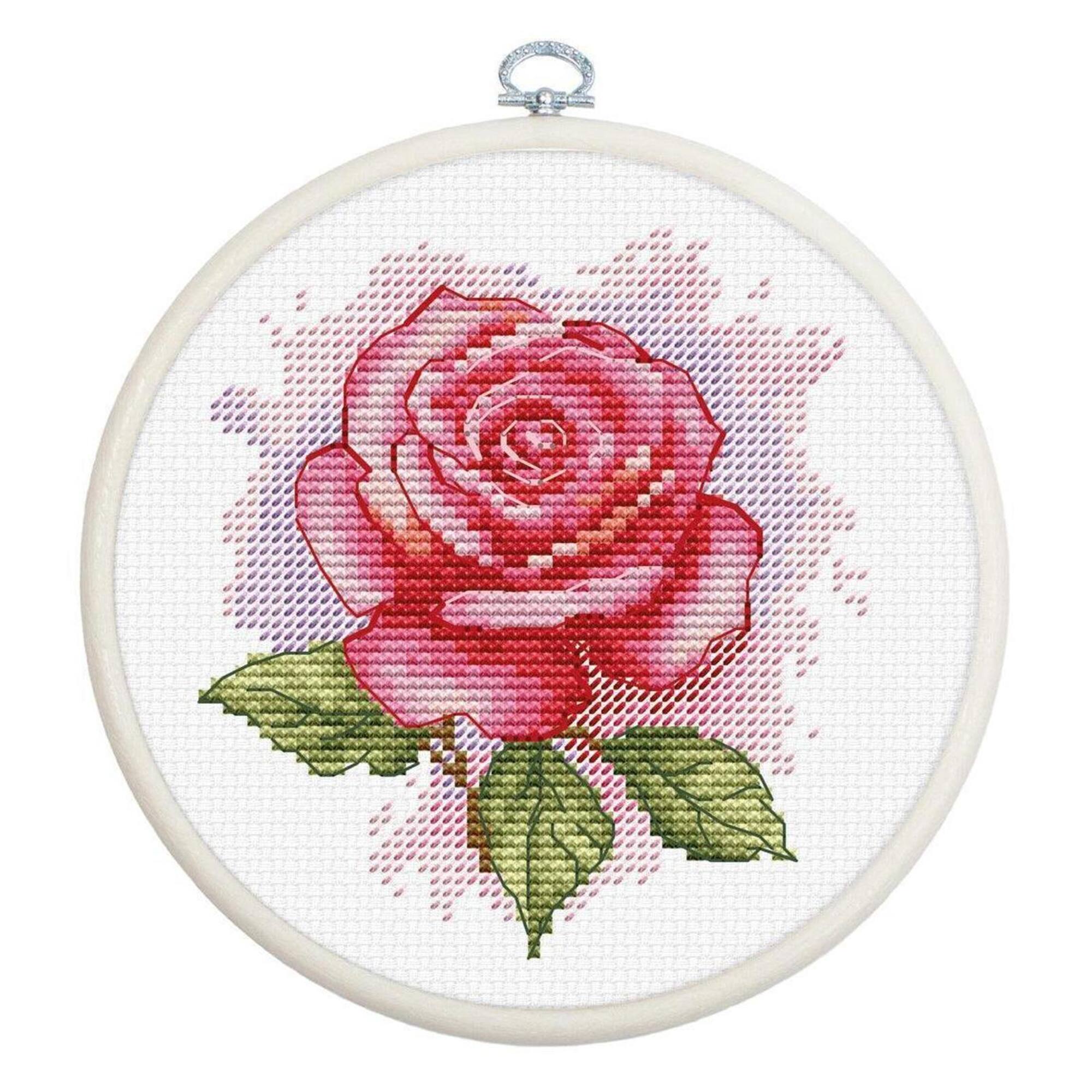Luca-S Rose Aroma Counted Cross Stitch Kit